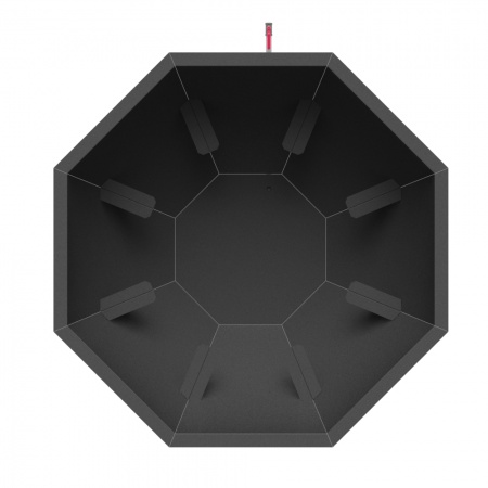 Банный чан 6 граней под самоотделку (Чёрный)