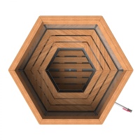 Банный чан 6 граней с обшивкой