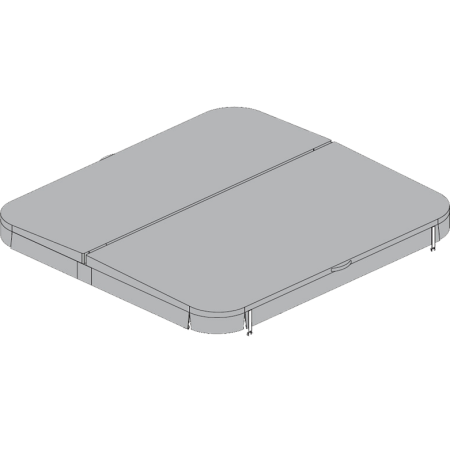 Крышка-чехол для SPA бассейна Wellis Saturn (размеры: 230*230 см)